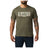 5.11 Camo Fill Finland Tee i Ranger Green med Finland-inspirerat motiv