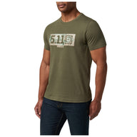 5.11 Camo Fill Greece Tee T-shirt i Ranger Green med Greece-motiv