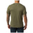 5.11 Camo Fill Italy Tee T-shirt med slitet Italieninspirerat tryck i Ranger Green