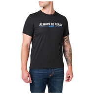 5.11 Always Be Ready Greece Tee T-shirt i Black med grafiskt motiv