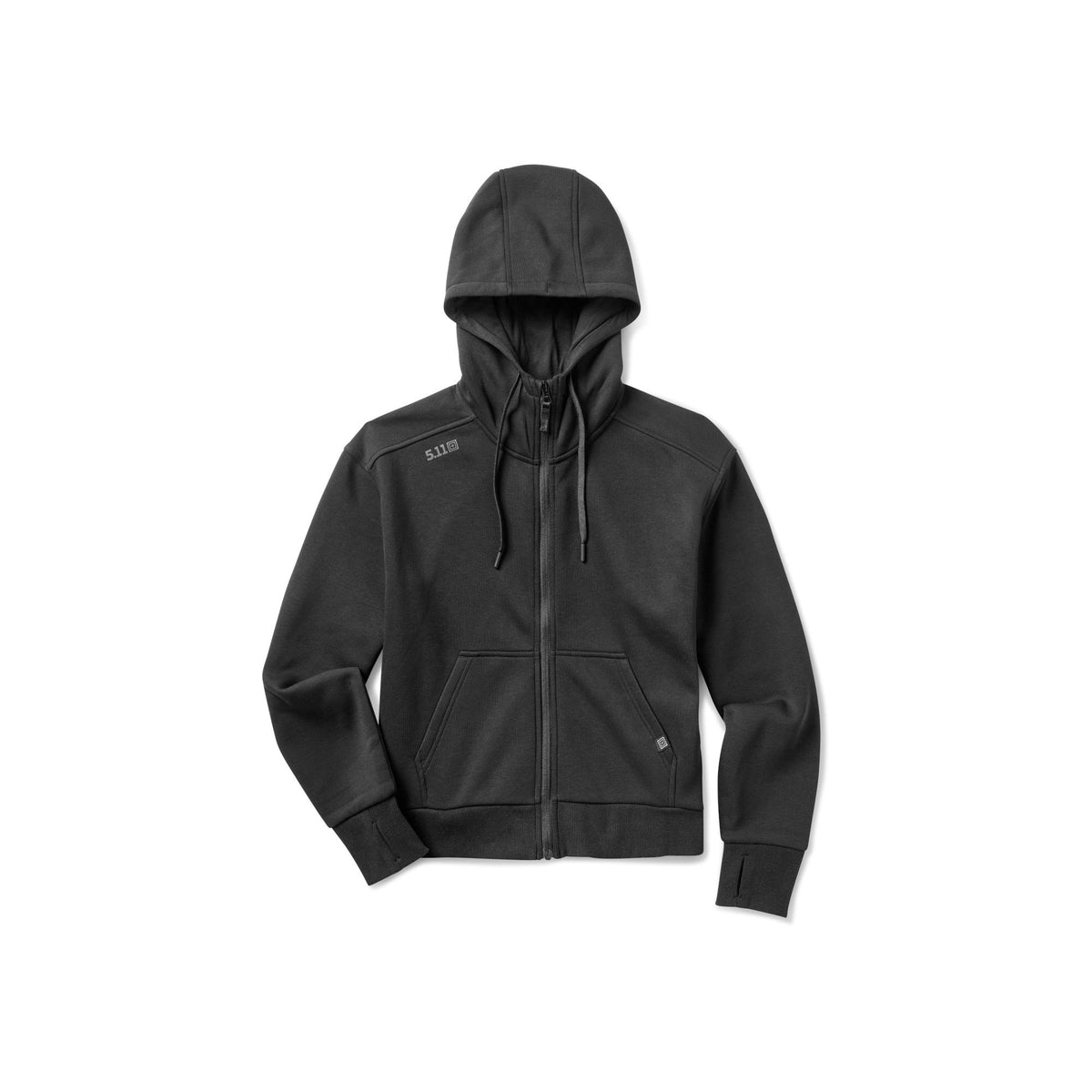 5.11 Women's Arrive Full Zip Jacket i Black med hel dragkedja. 5.11®