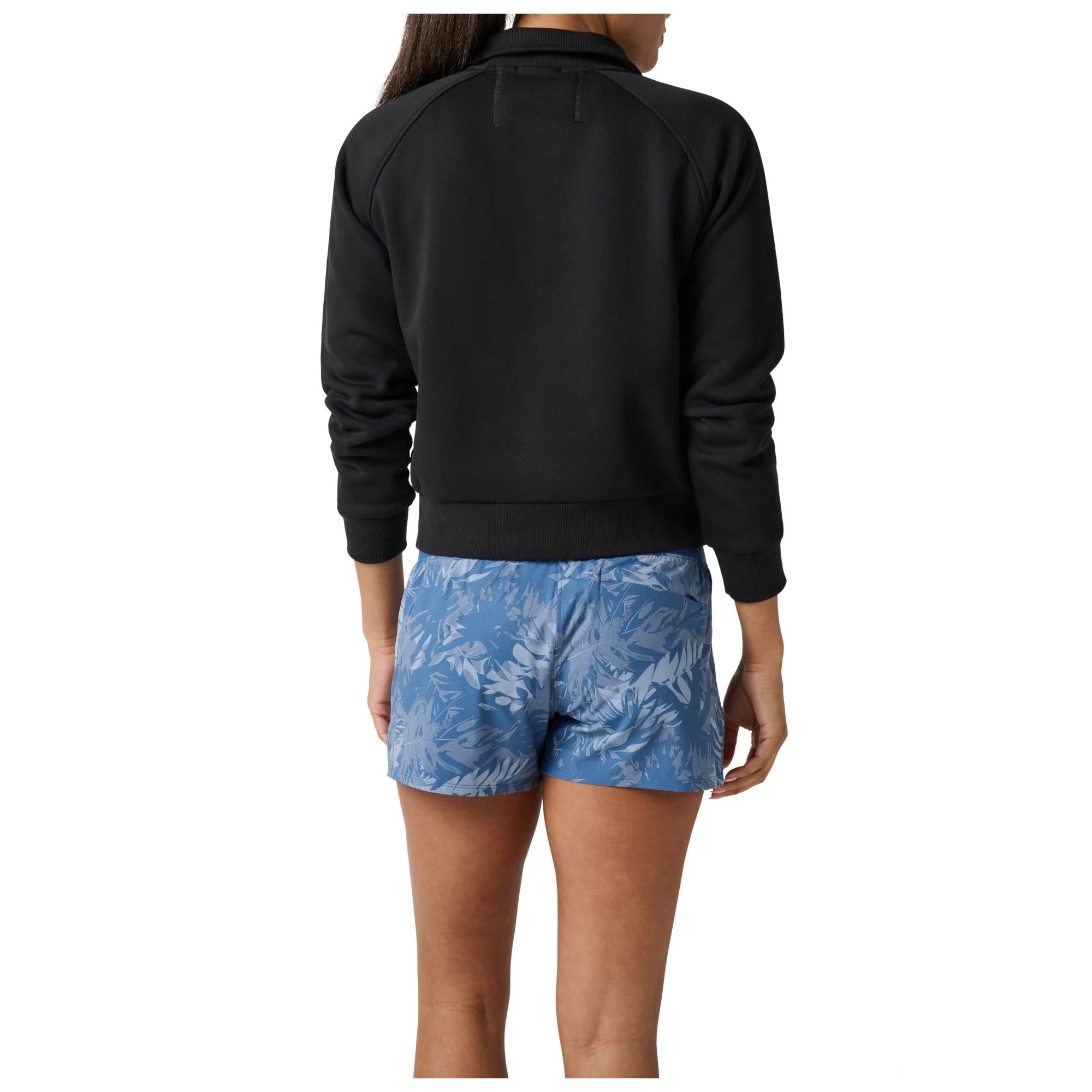 5.11 Women's Arrive Quarter Zip Jacket i Black, damjacka med kvartsdragkedja