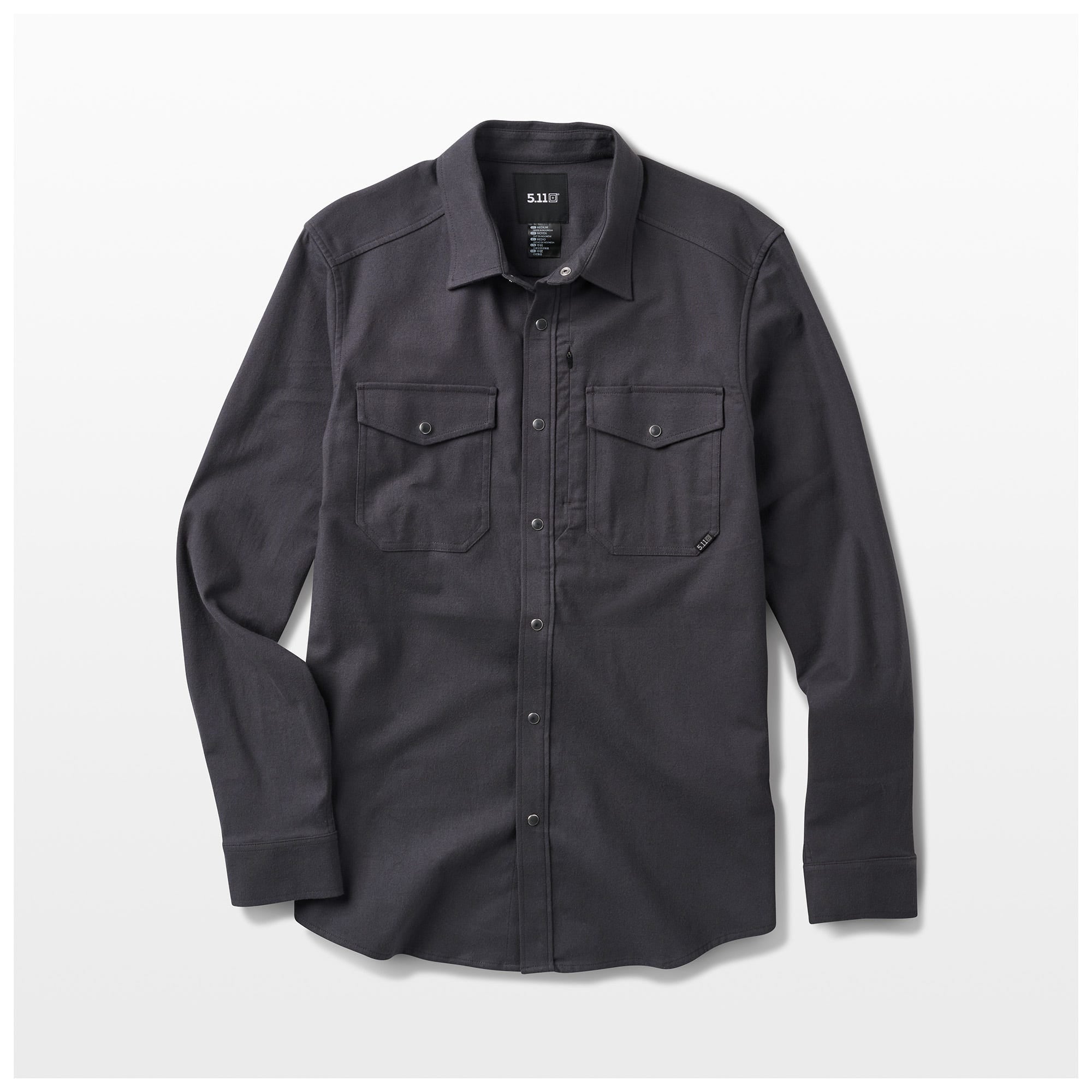 5.11 Tactical Austin Flannel Solid herrskjorta i färgen Volcanic