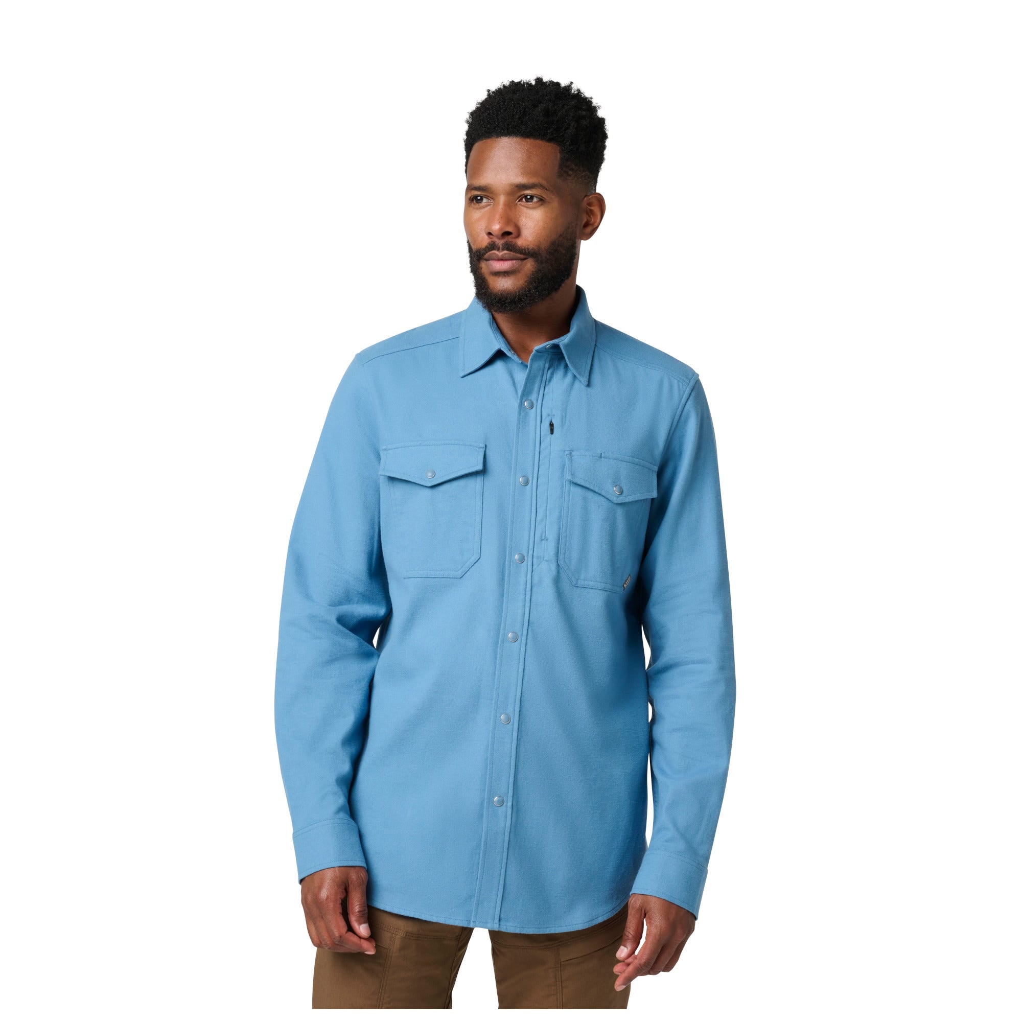 5.11 Tactical Austin Flannel Solid herrskjorta i färgen Diplomat