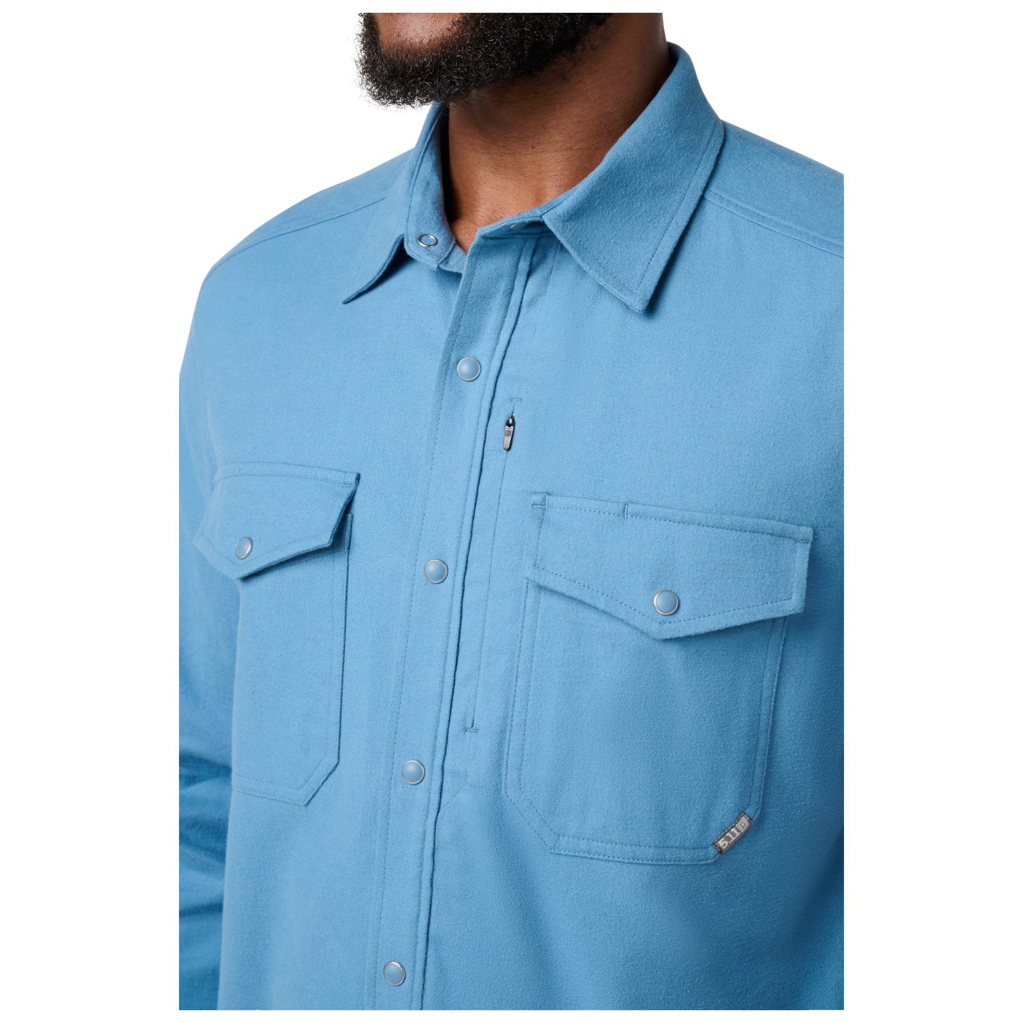 5.11 Tactical Austin Flannel Solid herrskjorta i färgen Diplomat