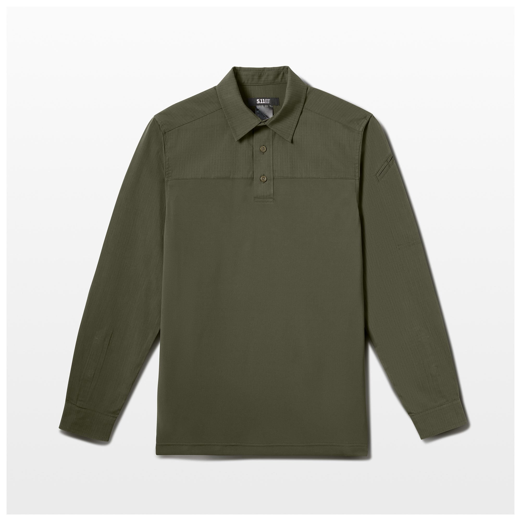 5.11 Stryke Rapid Long Sleeve Shirt i Ranger Green, långärmad skjorta med pennficka