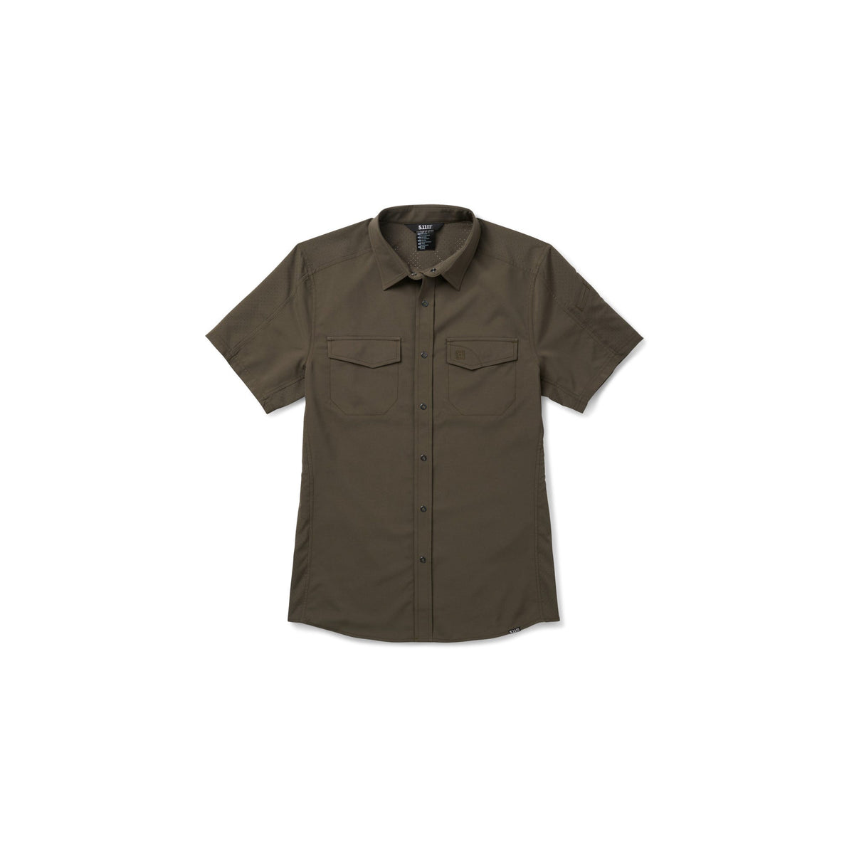5.11 Freedom Flex Modern Slim Fit kortärmad skjorta i Ranger Green