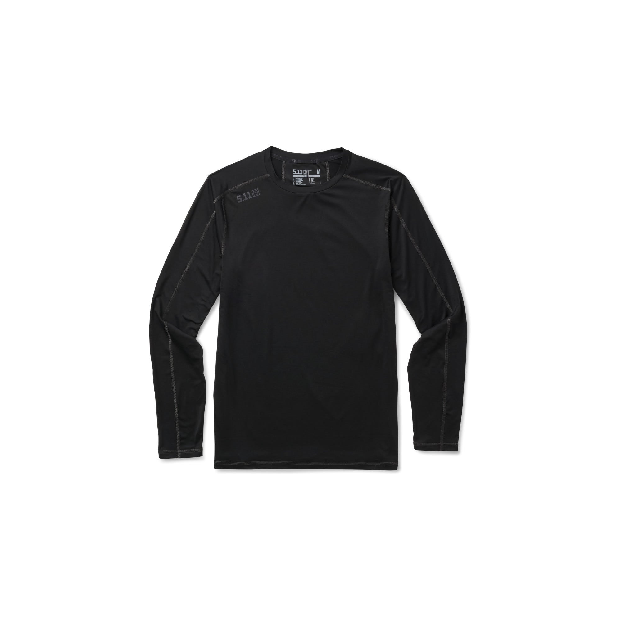 5.11 Tactical Performance Long Sleeve Shirt i Black, långärmad funktionströja