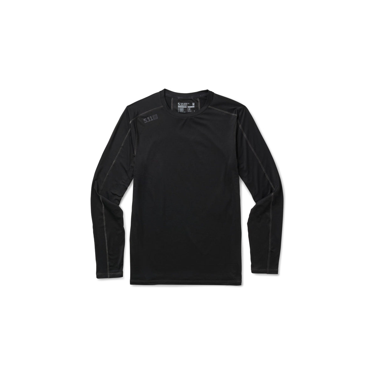 5.11 Tactical Performance Long Sleeve Shirt i Black, långärmad funktionströja