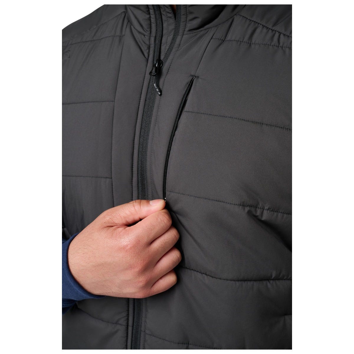 5.11 Explore Primaloft Vest i Black, väst för herr.