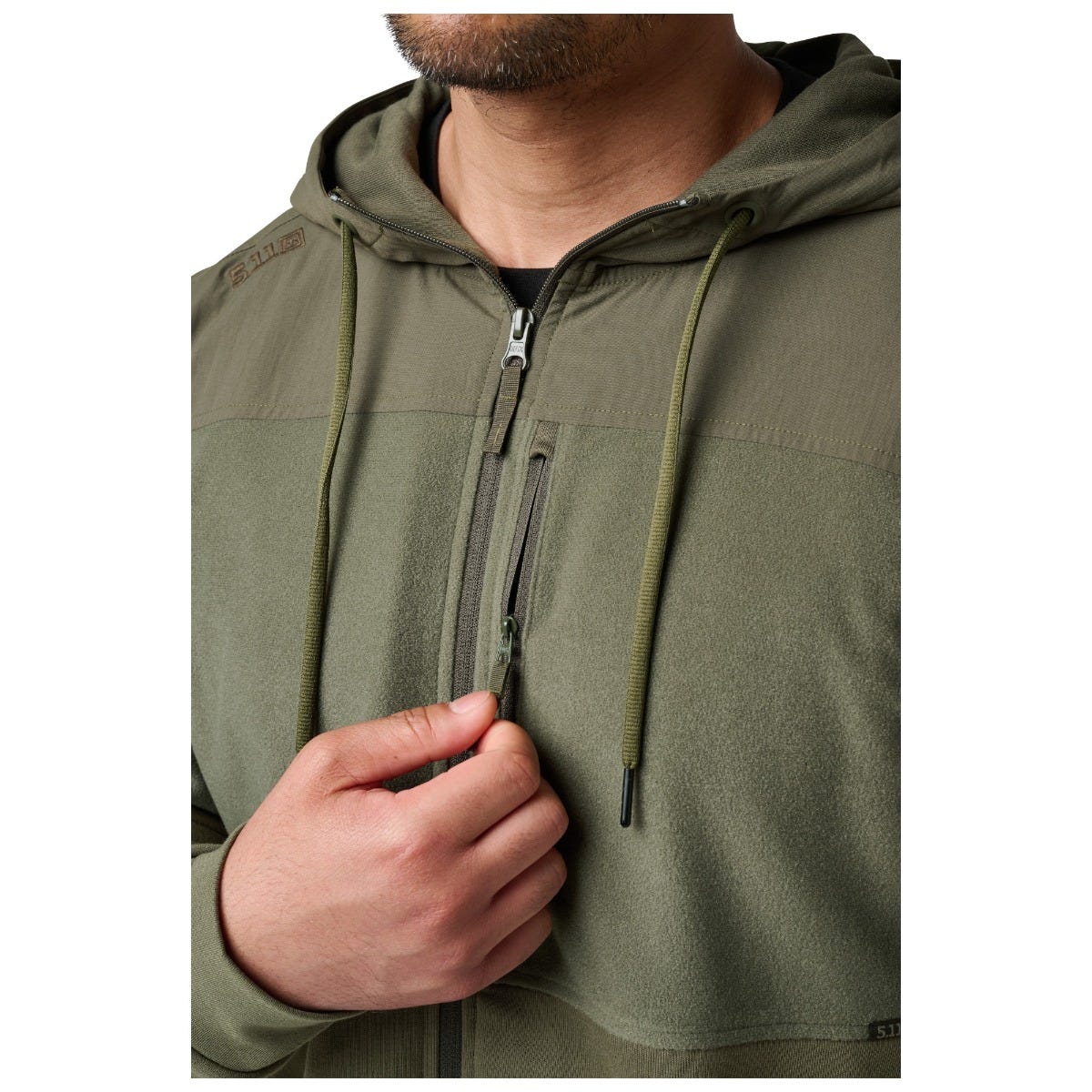 5.11 Adhere Jacket för män i färgen Black