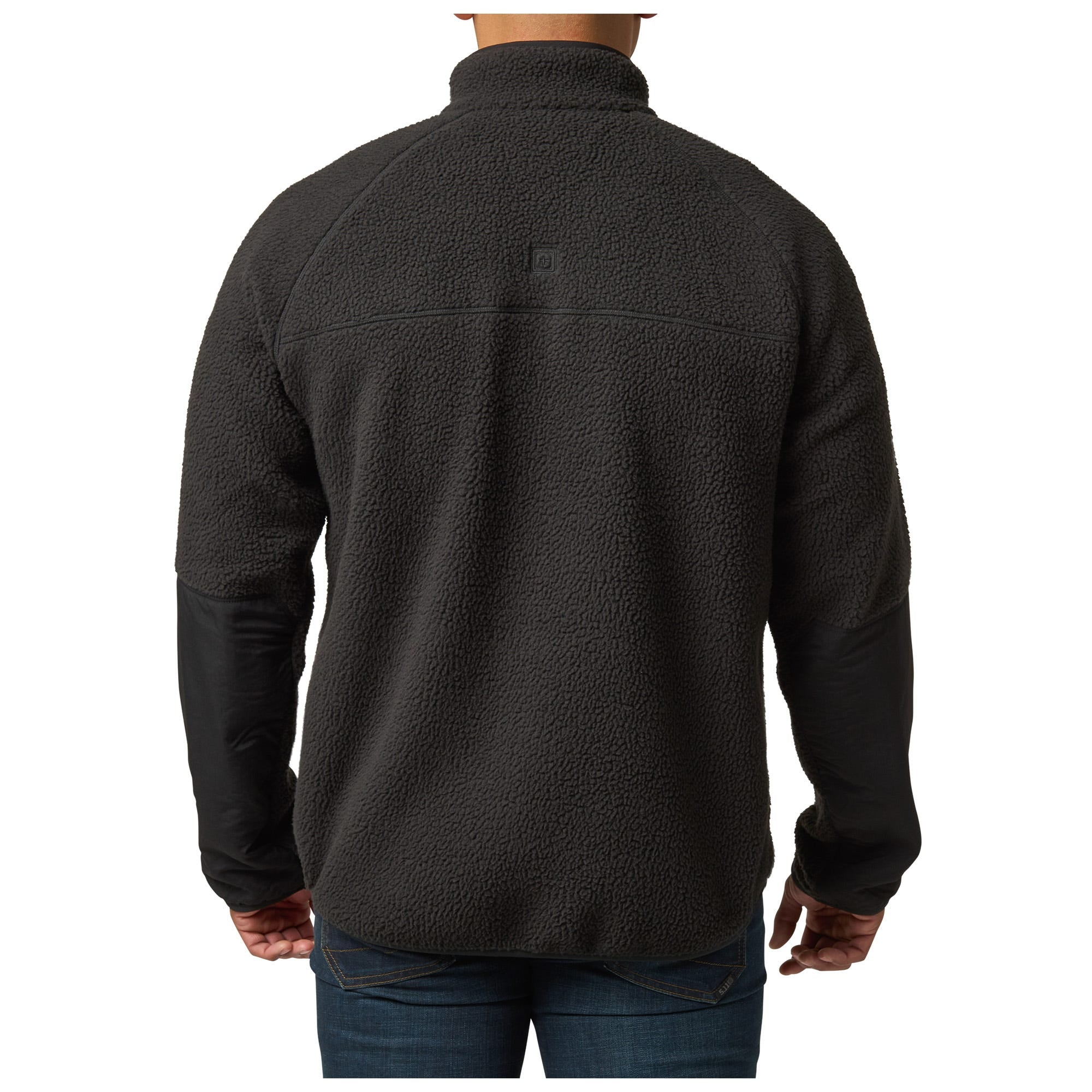 5.11 HQ Tech Fleece Jacket i Black med handfickor och bröstficka