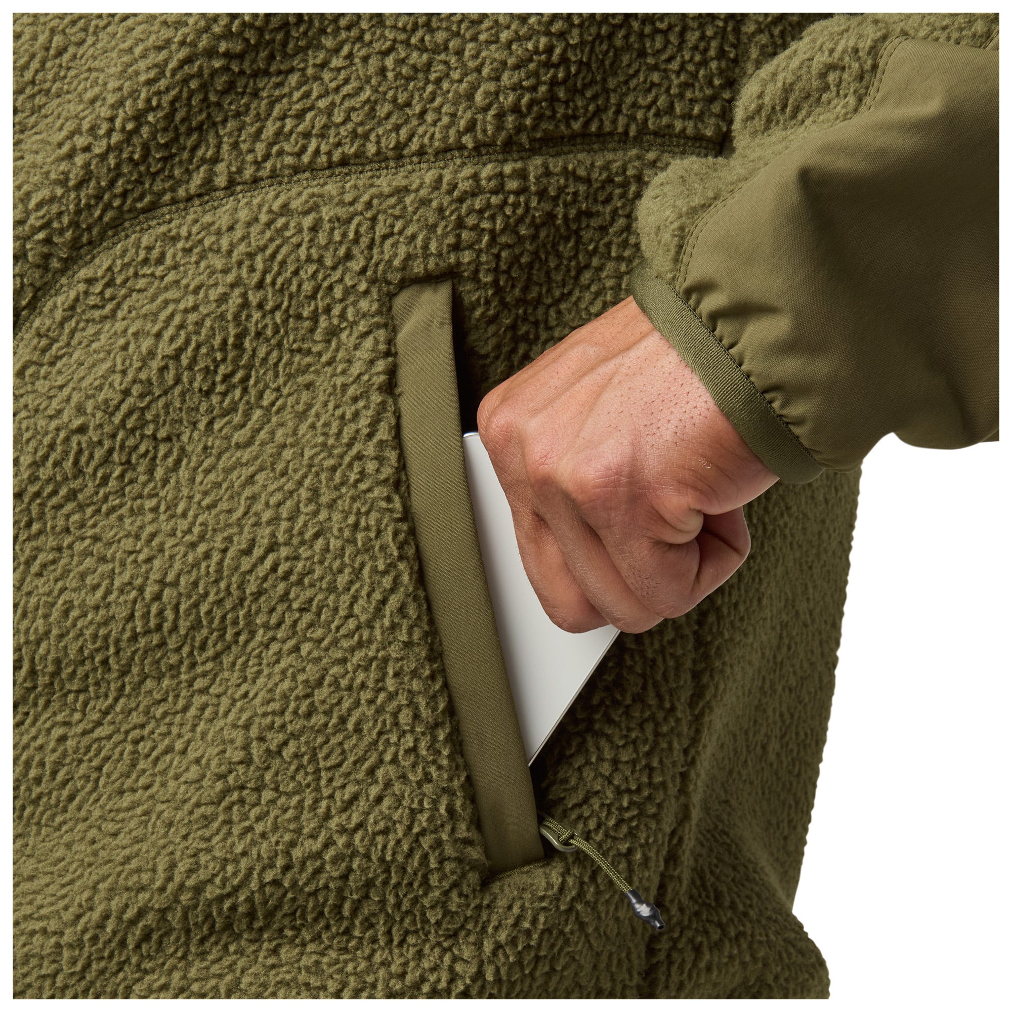 5.11 HQ Tech Fleece Jacket i Black med handfickor och bröstficka