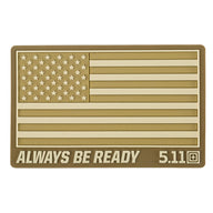 5.11 Tactical USA Patch med amerikanskt flaggmotiv i Coyote