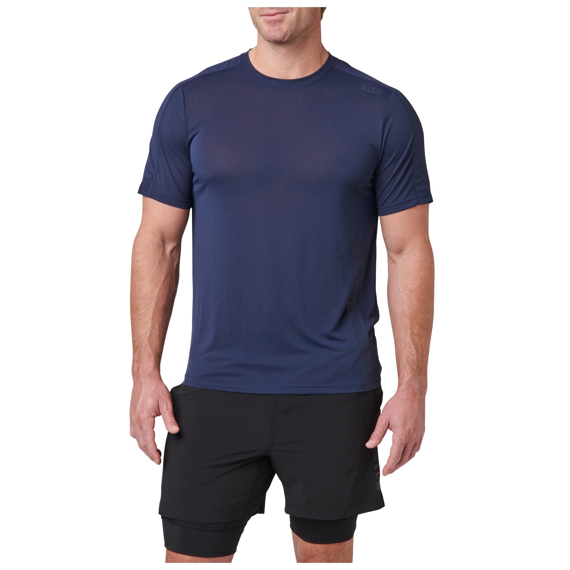 5.11 No Mercy PT-R Short Sleeve Top i Pacific Navy