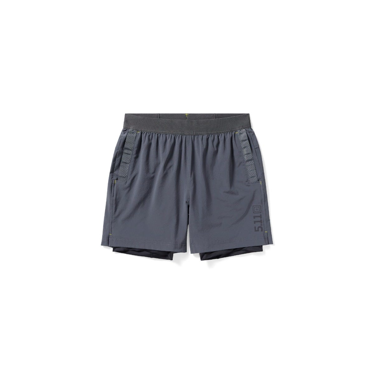 5.11 Tactical PT-R Havoc Pro Short i Flint, träningsshorts med fickor för småsaker.