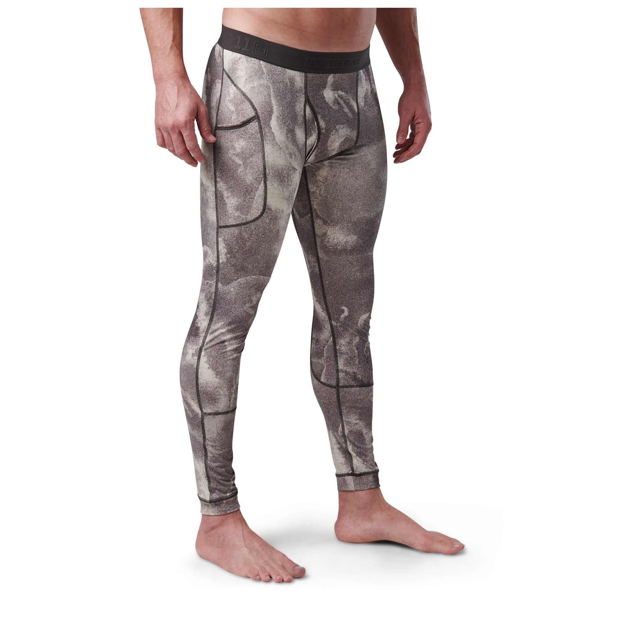 5.11 PT-R Shield Tight 2.0 i Volcanic Watercolor Camo, tights för baslager