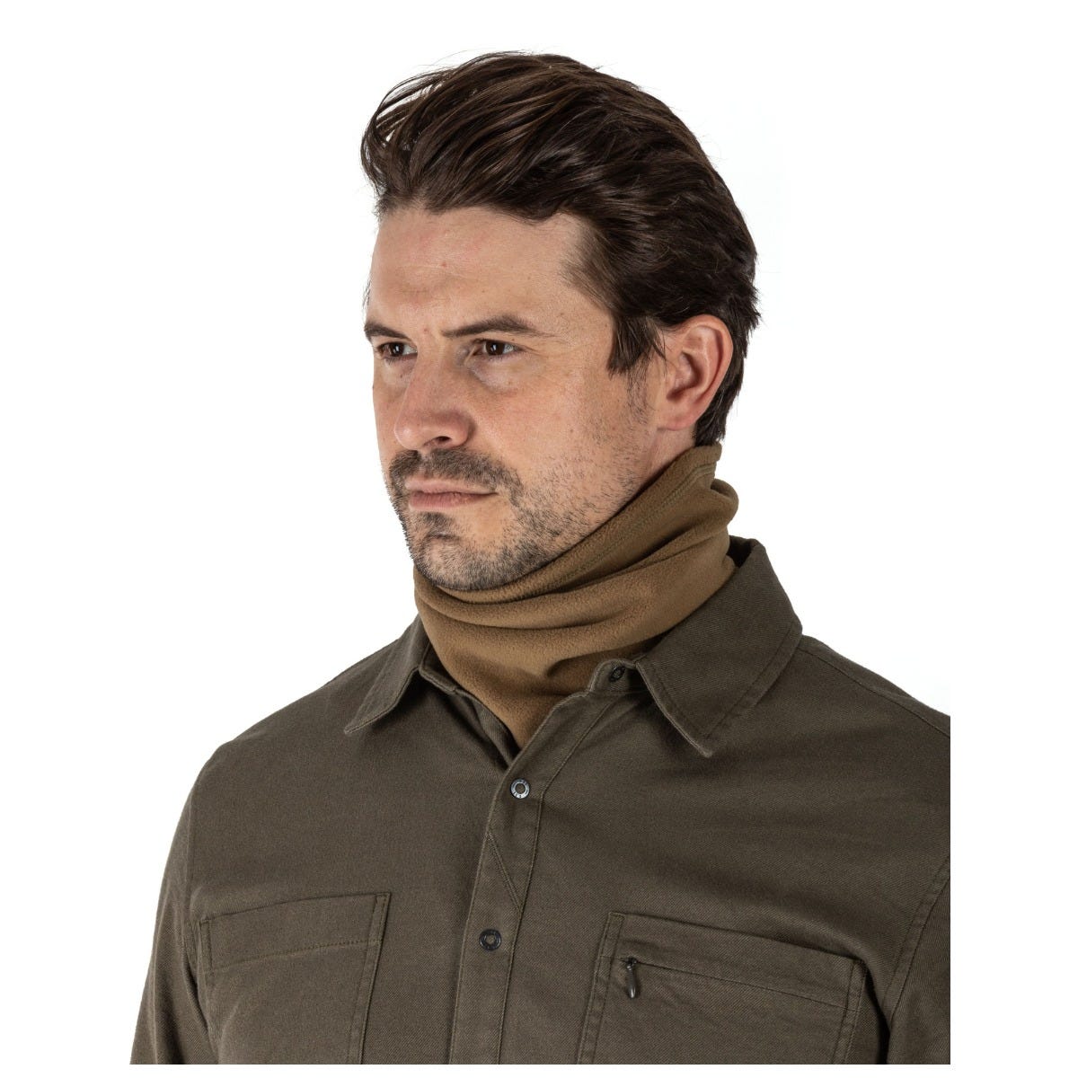 5.11 Tactical Fleece Neck Gaiter i Black, halsvärmare i Polartec-fleece