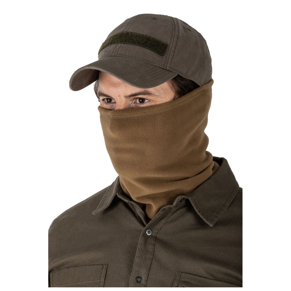 5.11 Tactical Fleece Neck Gaiter i Black, halsvärmare i Polartec-fleece