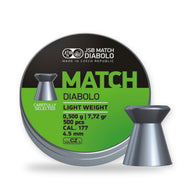 JSB - Green Match Diabolo - Pistol 4,49mm - 0,475g - 500st