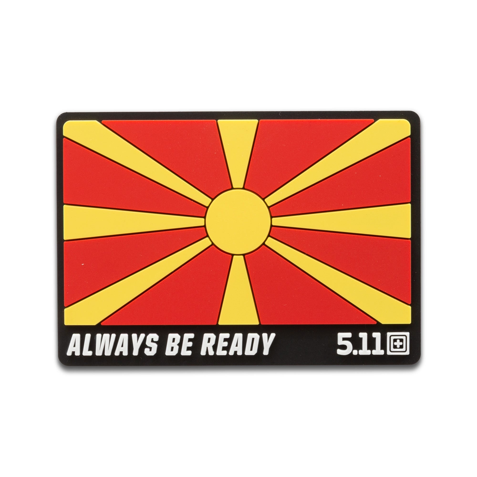 5.11 North Macedonia Flag Patch i Multi