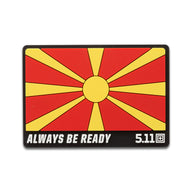 5.11 North Macedonia Flag Patch i Multi