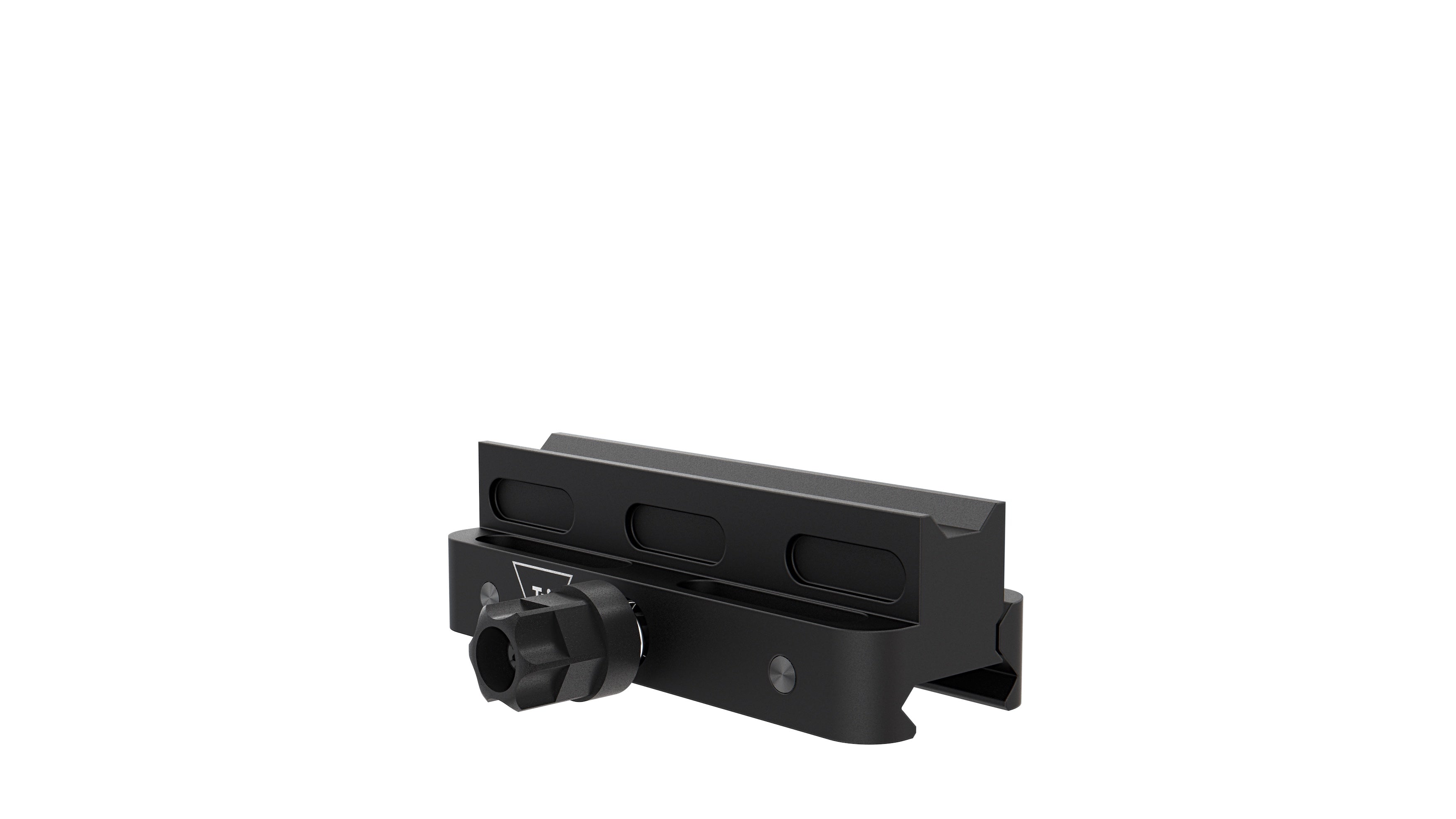 Trijicon ACOG Extra High Mount med Q-LOC, extra högt montage i matt svart aluminium
