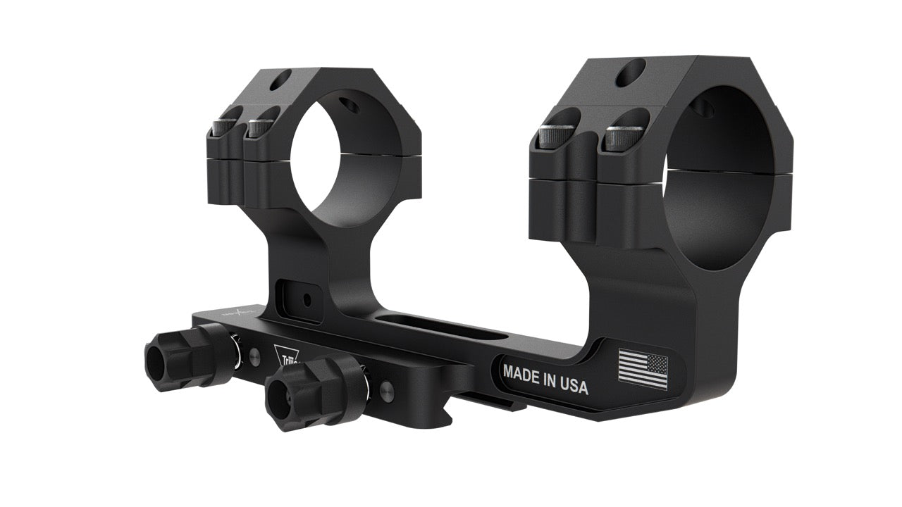 Trijicon Cantilever Mount Q-LOC i matt svart för 30 mm tub, med 49 mm höjd över Picatinny-skena