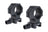 Trijicon Q-LOC extra höga ringmontage för 30 mm kikarsikte, matt svart