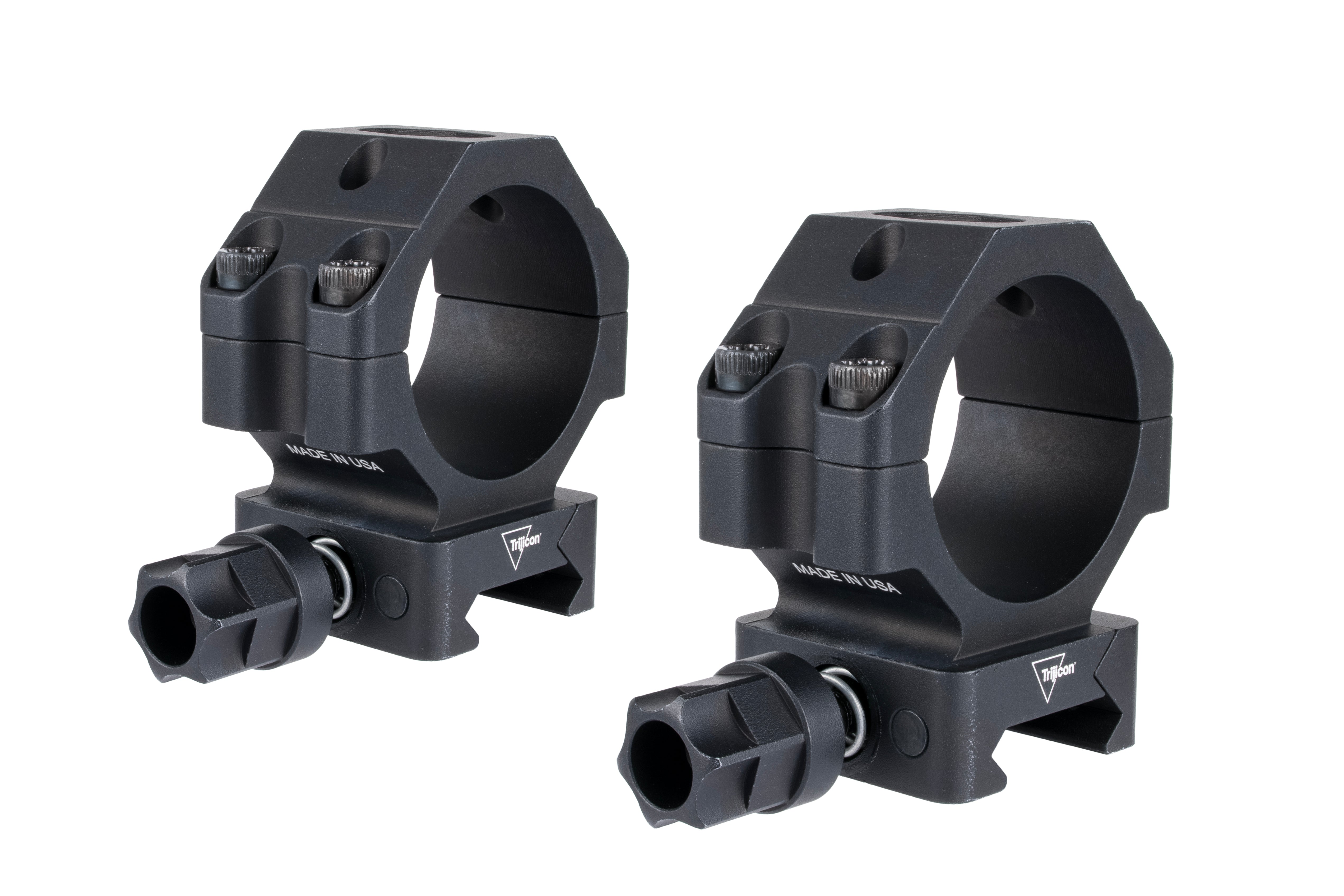 Trijicon Q-LOC monteringsringar, medium, för kikarsikte med 34 mm tub, matt svart