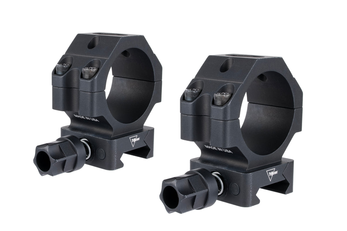 Trijicon Q-LOC monteringsringar, medium, för kikarsikte med 34 mm tub, matt svart