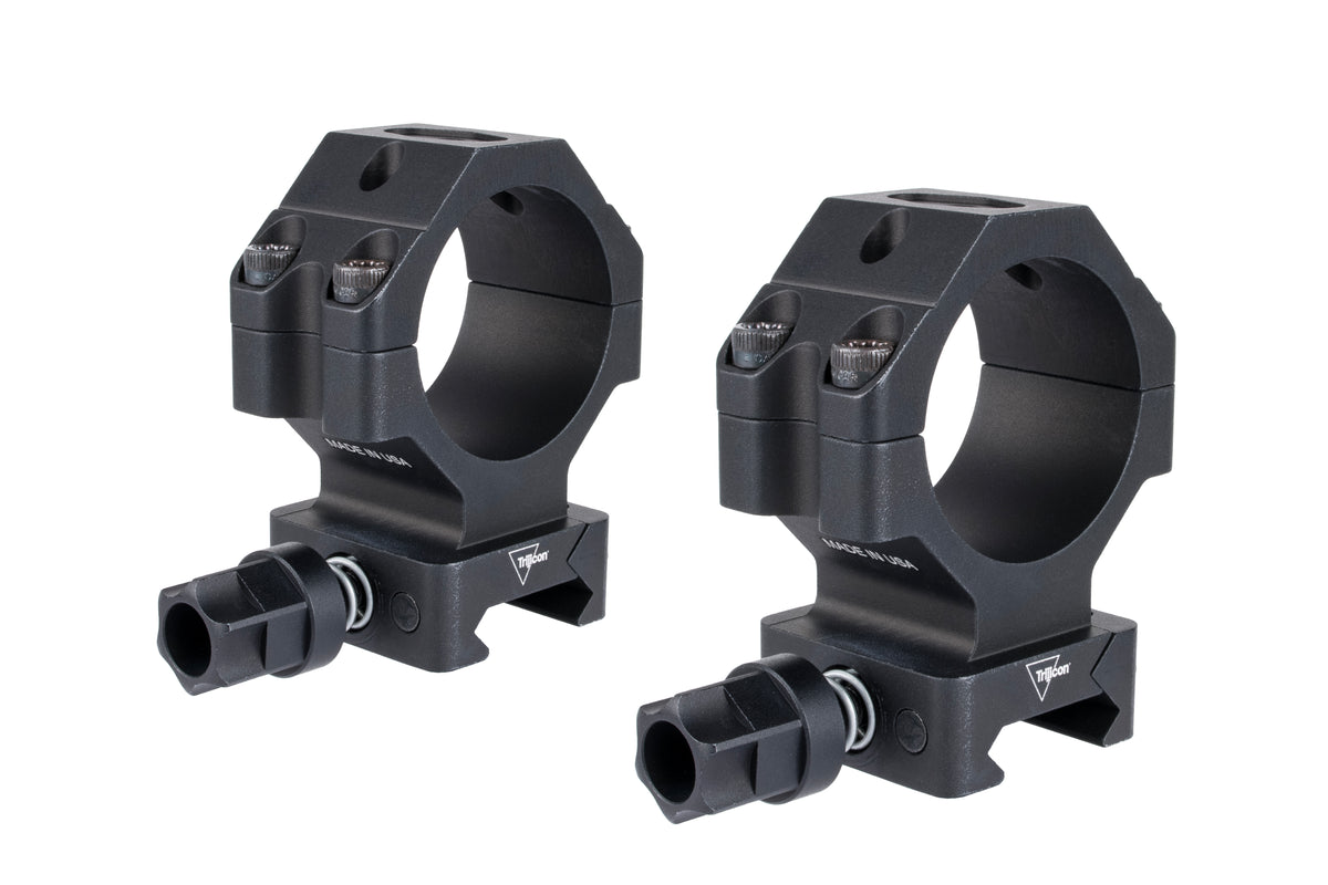 Trijicon höga Q-LOC kikarsiktesringar för 35 mm tub, matt svarta