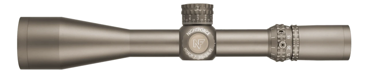 Nightforce Kikarsikte ATACR 7-35x56 F1 0,1 MRAD TREMOR3 belyst, Dark Earth – bild 4