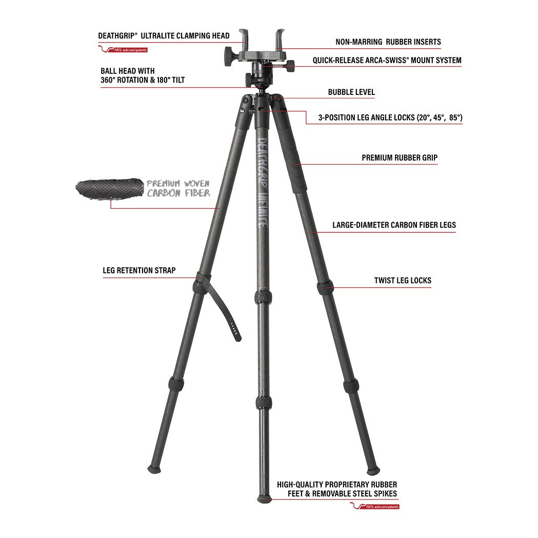 BOG DeathGrip Infinite tripod kolfiber – bild 3