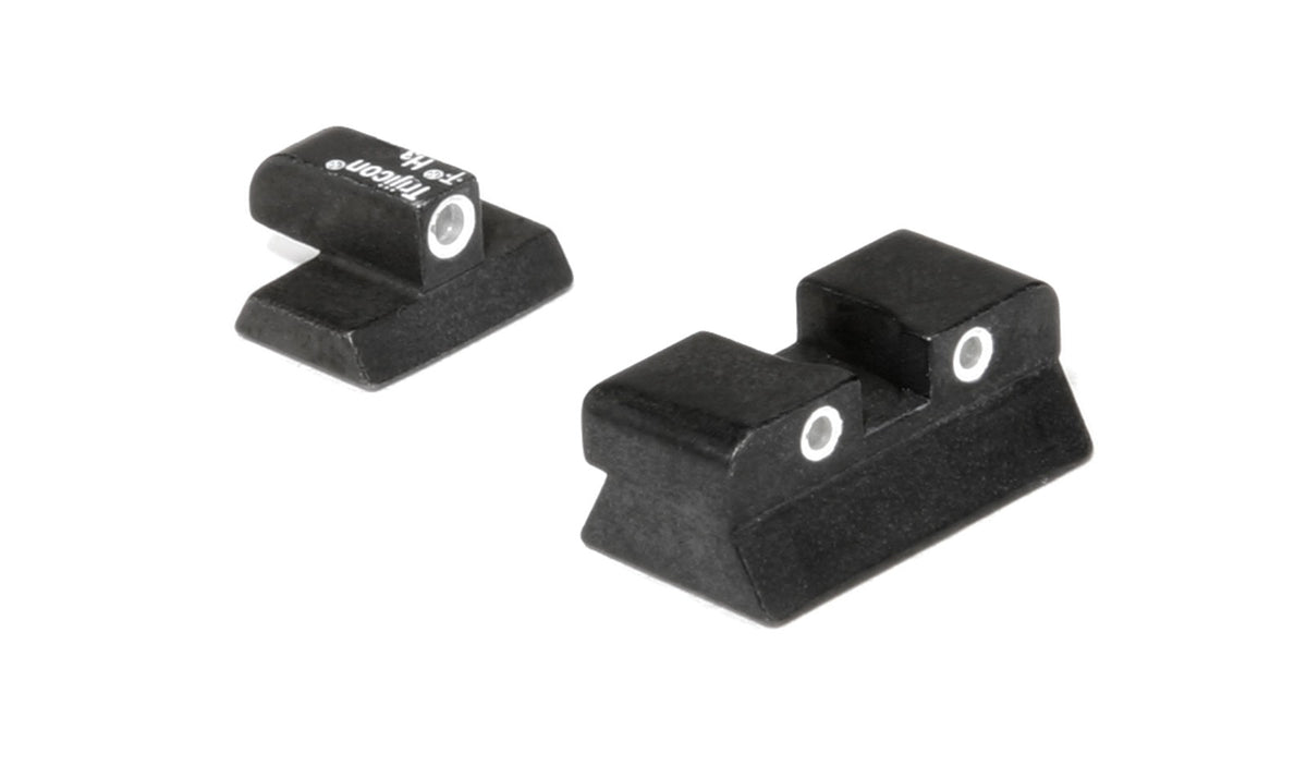 Trijicon Bright & Tough nattsikten med gröna tritiumlampor och vita markeringar för Browning Hi-Power – bild 2