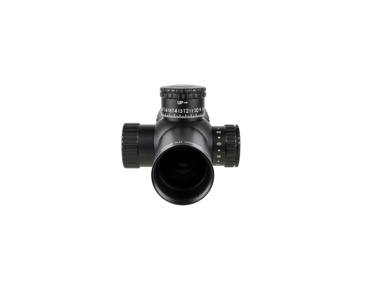 Trijicon Credo HX 1-10x28 kikarsikte med FFP, röd- och grönbelyst riktmedel och satin svart finish – bild 8