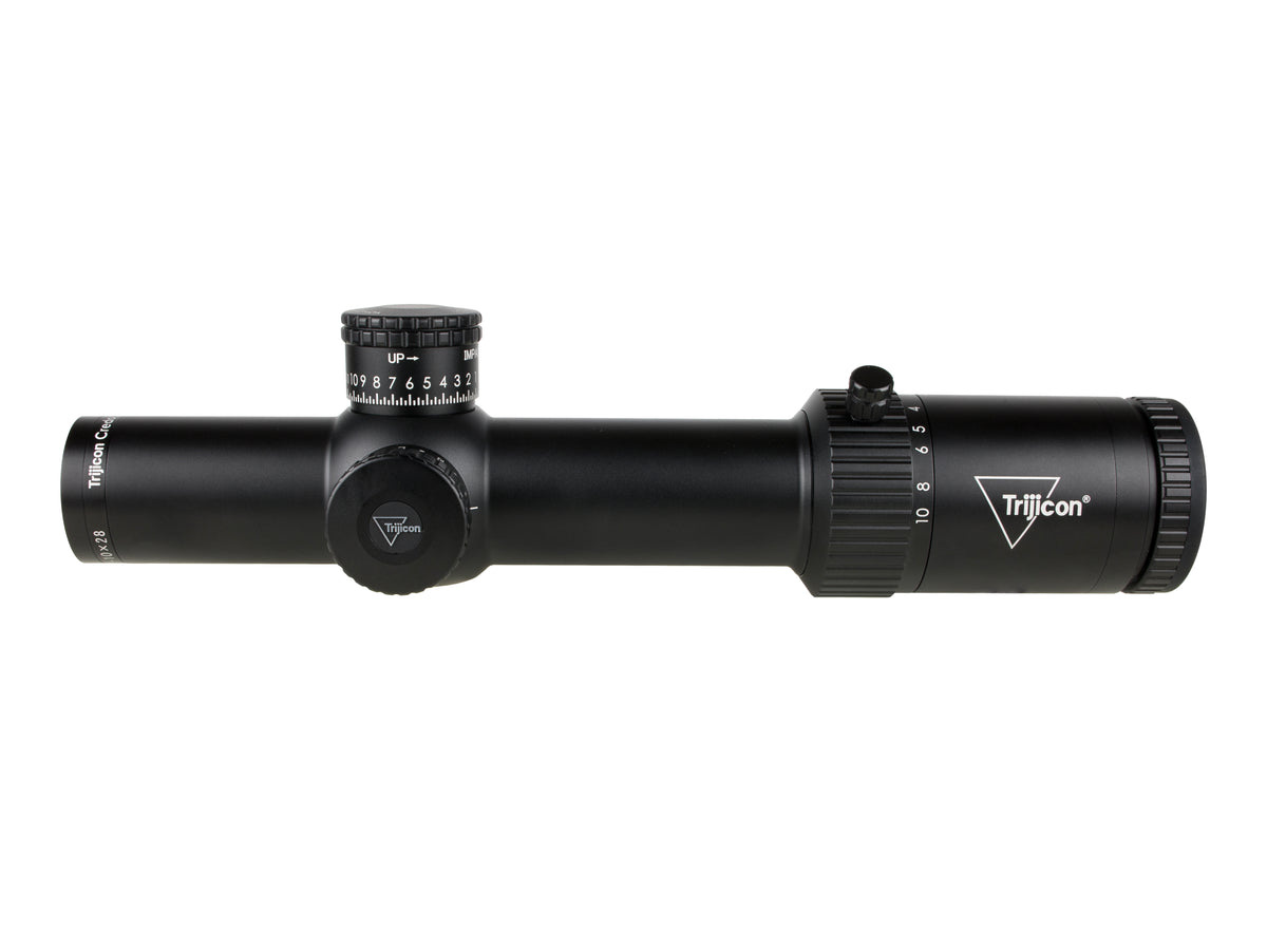 Trijicon Credo HX 1-10x28 kikarsikte med FFP, röd- och grönbelyst riktmedel och satin svart finish – bild 2