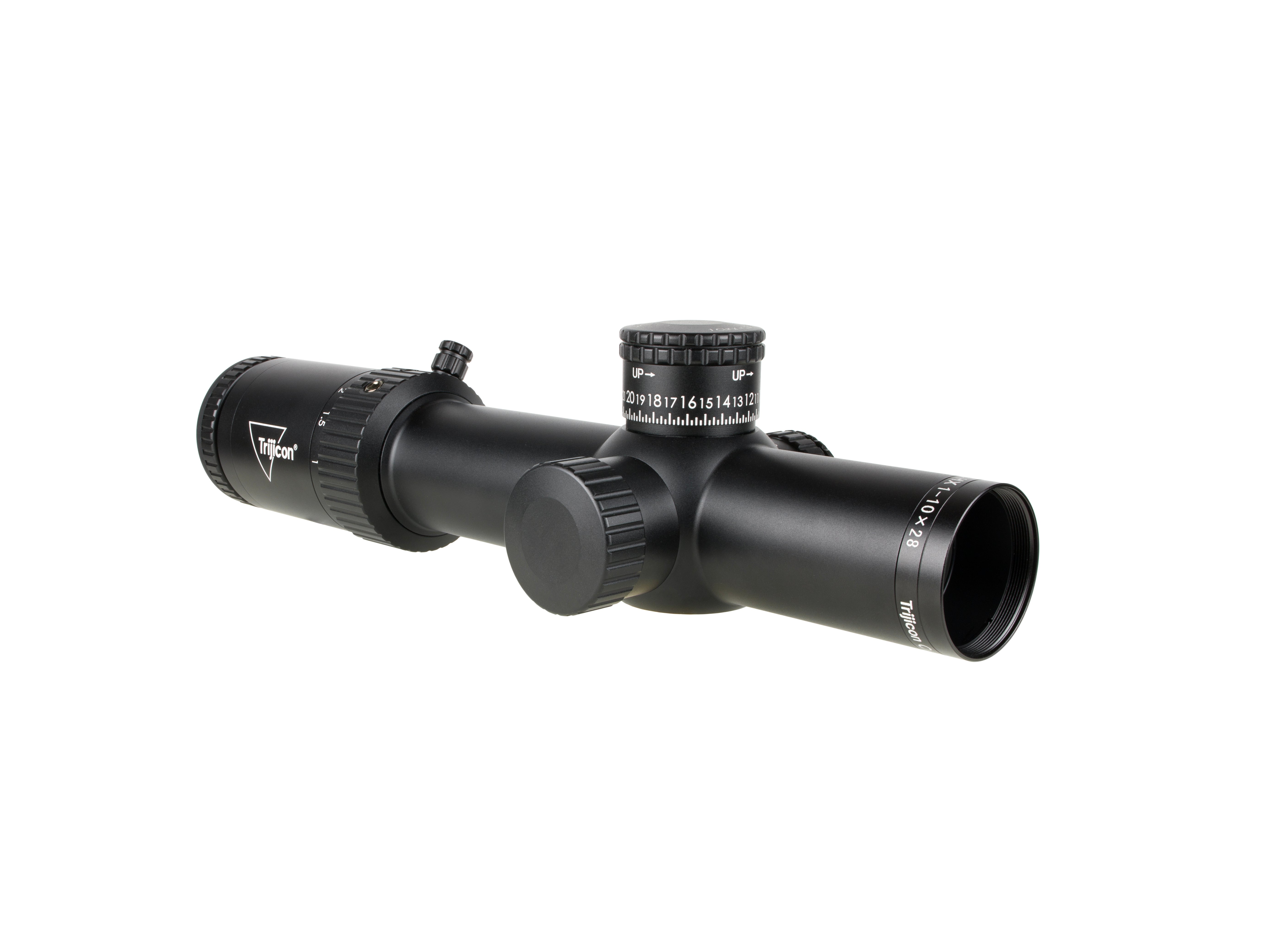 Trijicon Credo HX 1-10x28 kikarsikte med FFP, röd- och grönbelyst riktmedel och satin svart finish – bild 7