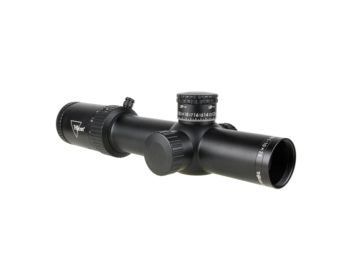 Trijicon Credo HX 1-10x28 kikarsikte med FFP, röd- och grönbelyst riktmedel och satin svart finish – bild 7