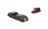 Trijicon HD nattsikteset med orange frontkontur och grönt tritium för CZ P-10 Optics Cut