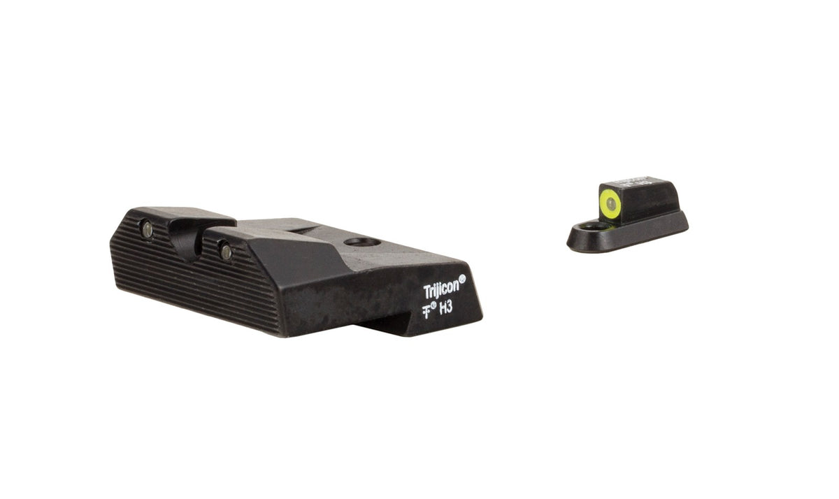 Trijicon HD XR nattsikten för CZ P-10/P-10C med gul främre kontur och grönt tritium