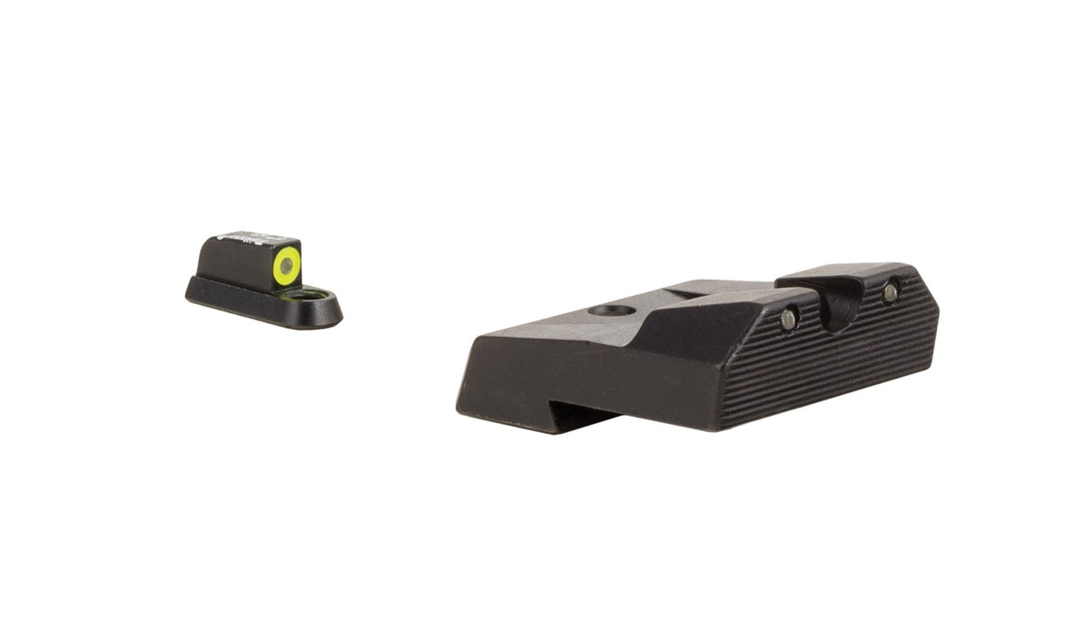 Trijicon HD XR nattsikten för CZ P-10/P-10C med gul främre kontur och grönt tritium – bild 3