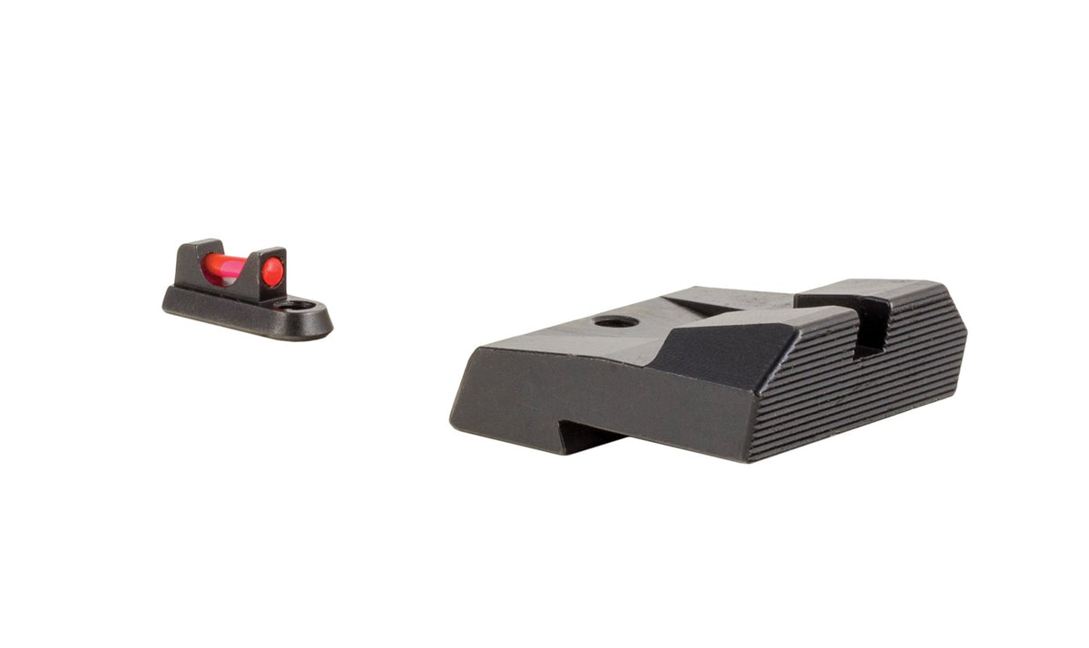 Trijicon Fiber Sights för CZ P-10 med röd fiberfront och svart baksikte – bild 3