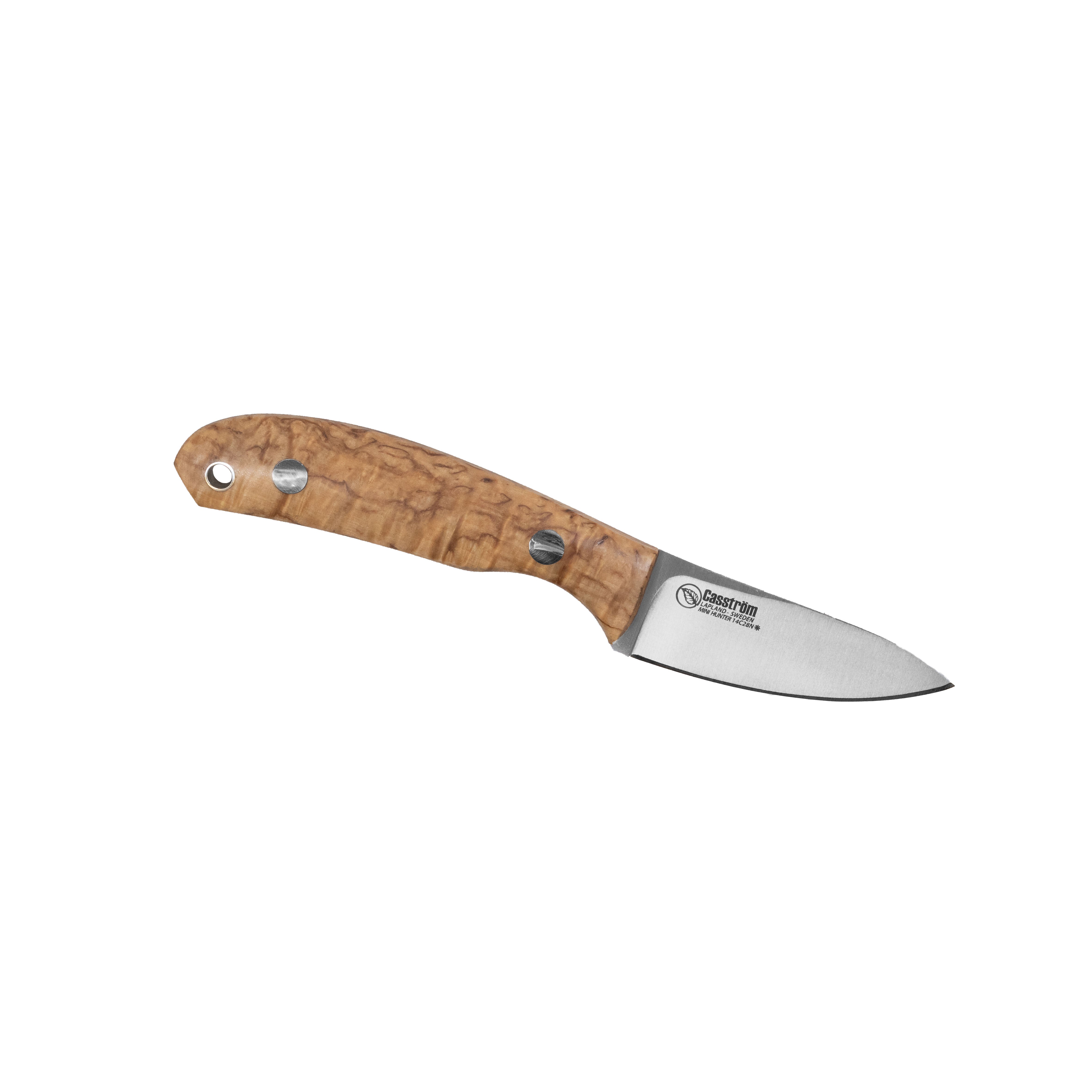 Casström Safari Mini Hunter kniv Stabiliserad masurbjörk, slida i Kydex – bild 2