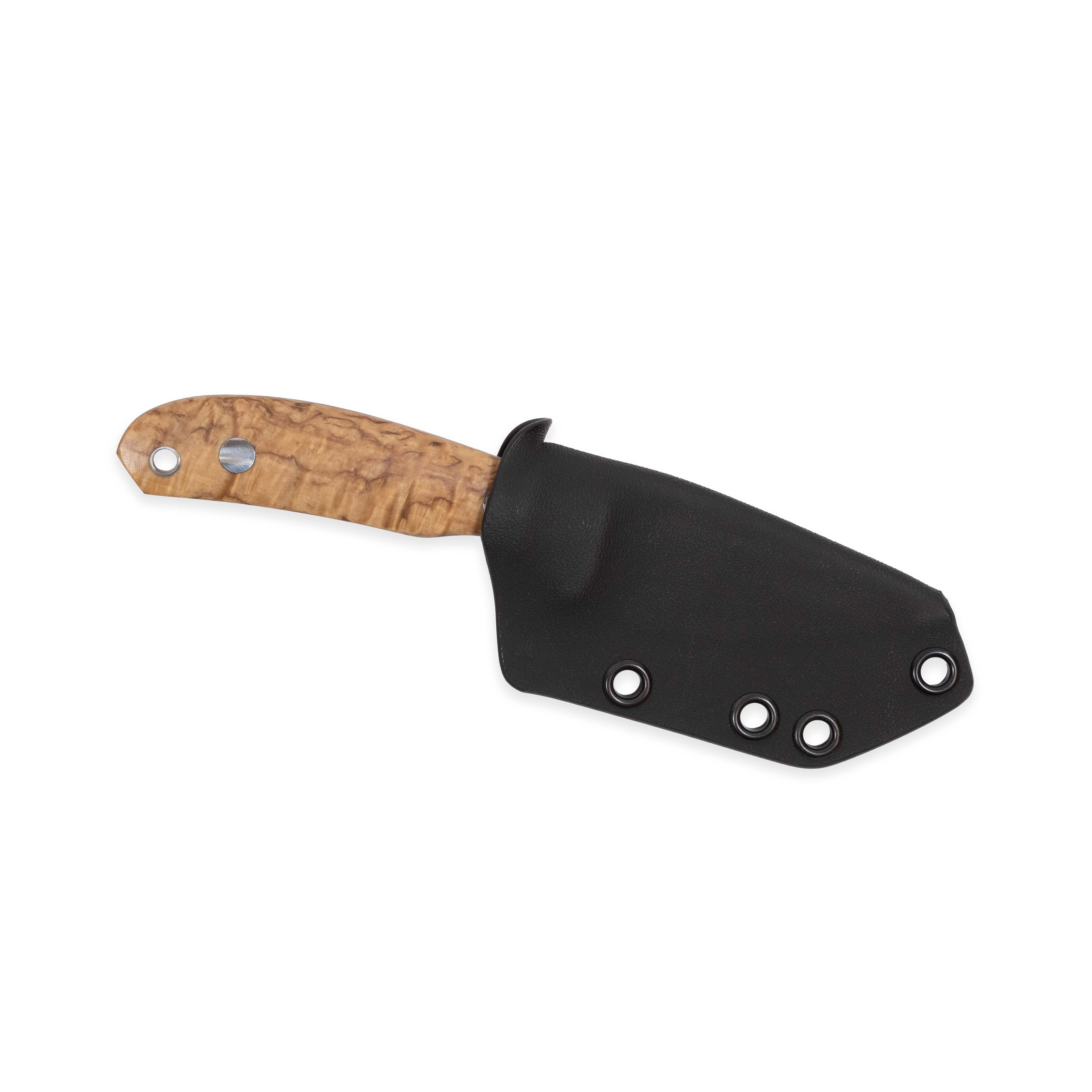 Casström Safari Mini Hunter kniv Stabiliserad masurbjörk, slida i Kydex – bild 3