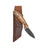 Casström Safari Mini Hunter kniv Stabiliserad masurbjörk, slida i läder – bild 4