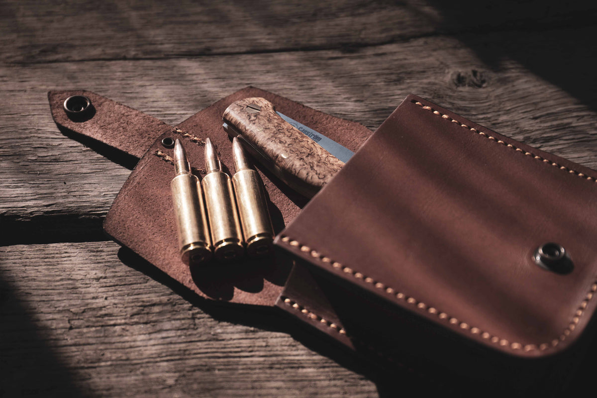 Casström Possibles Pouch bältesväska Cognacsbrunt läder – bild 6