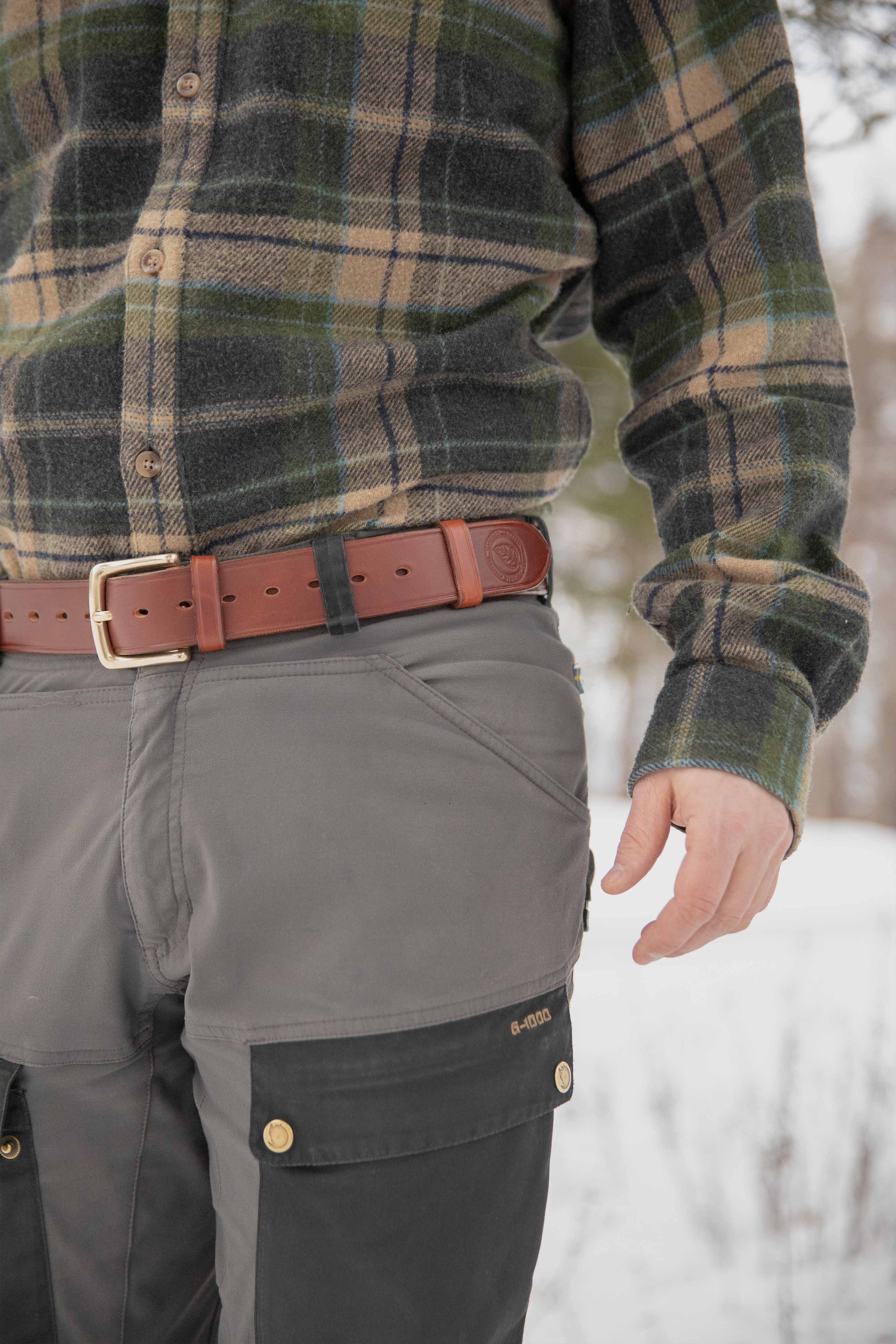 Casström Swedish Forest Belt läderbälte – bild 6