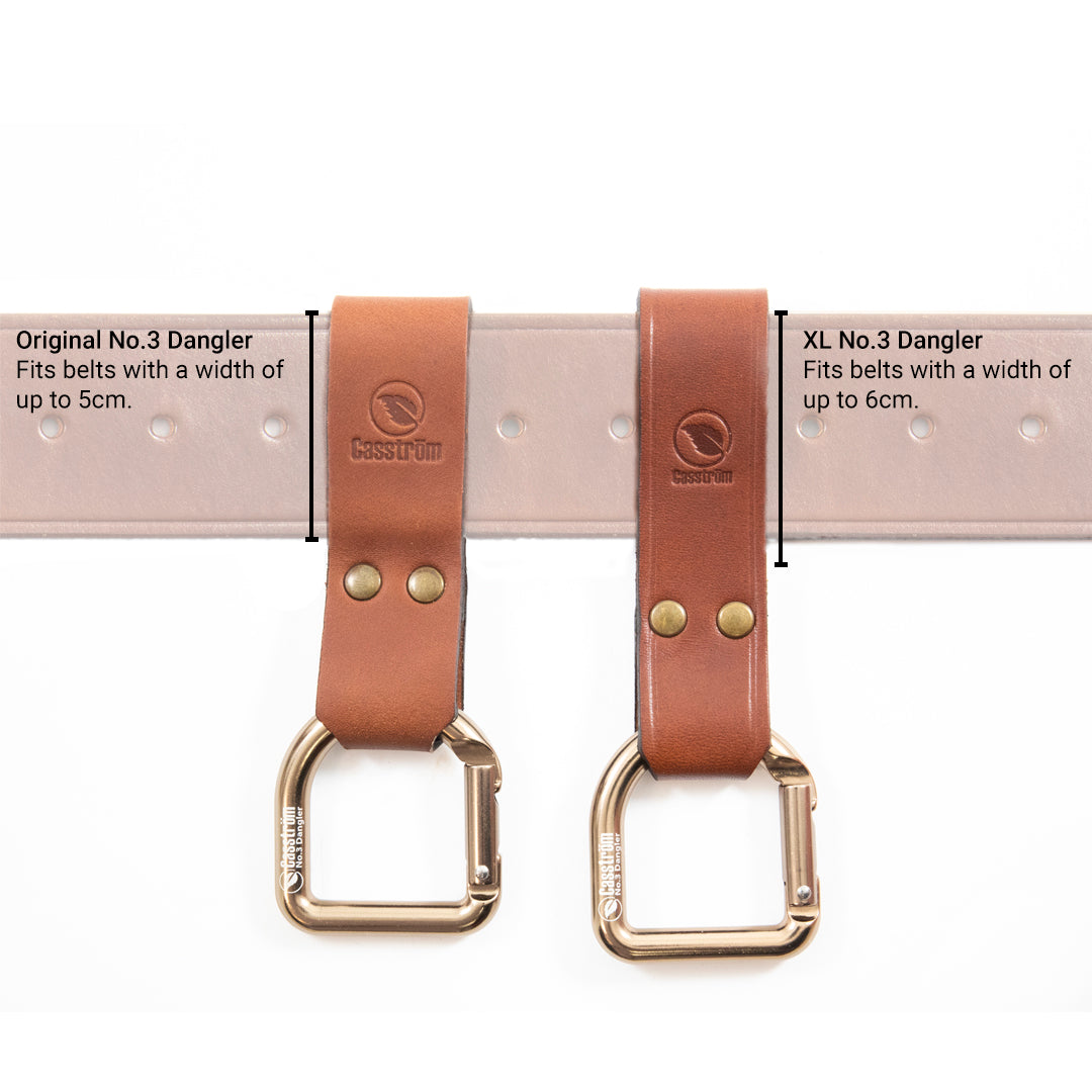Casström No.3 Dangler bältesupphängning Cognac XL – bild 2