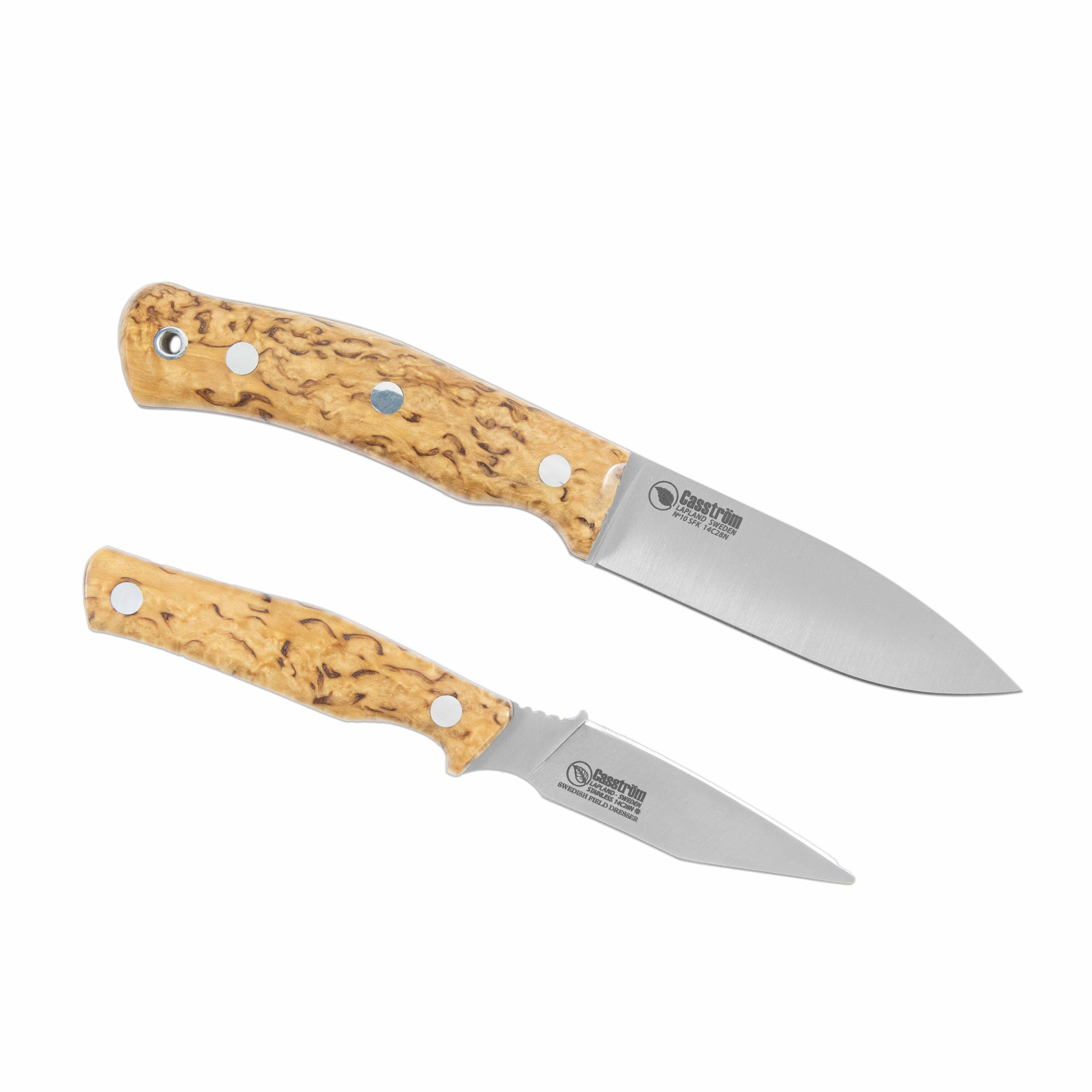 Casström Hunters Combo knivset Stabiliserad masurbjörk